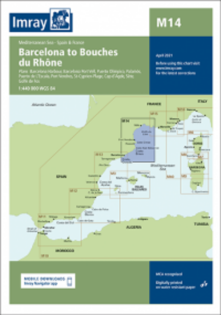 Imray M 14 - Barcelona/Bouches du Rhône